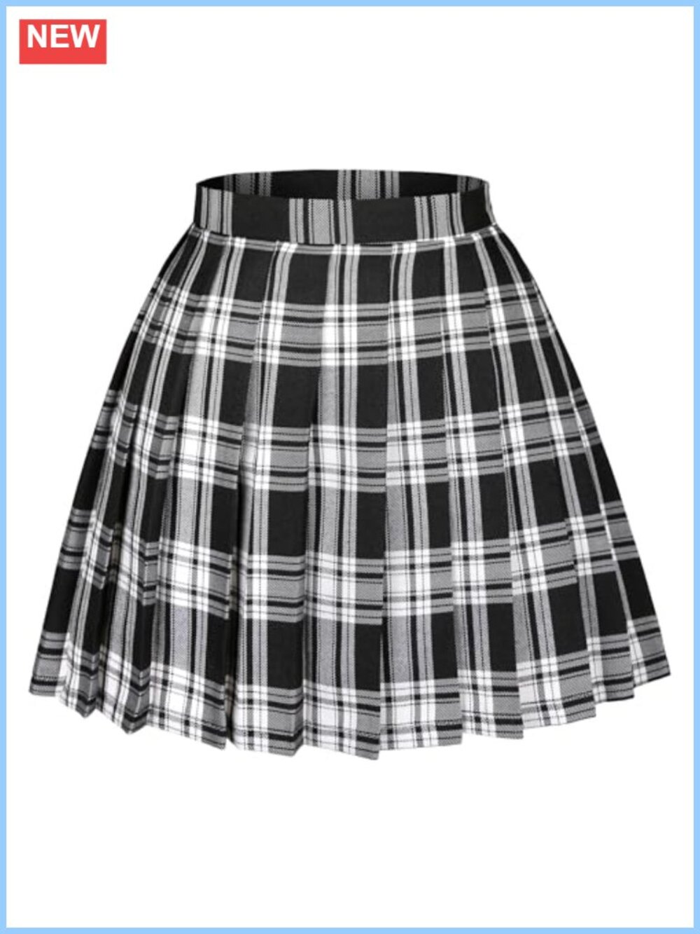 High Waist Pleated Mini Skirt Polyester Spandex Cosplay Cheer Skirt